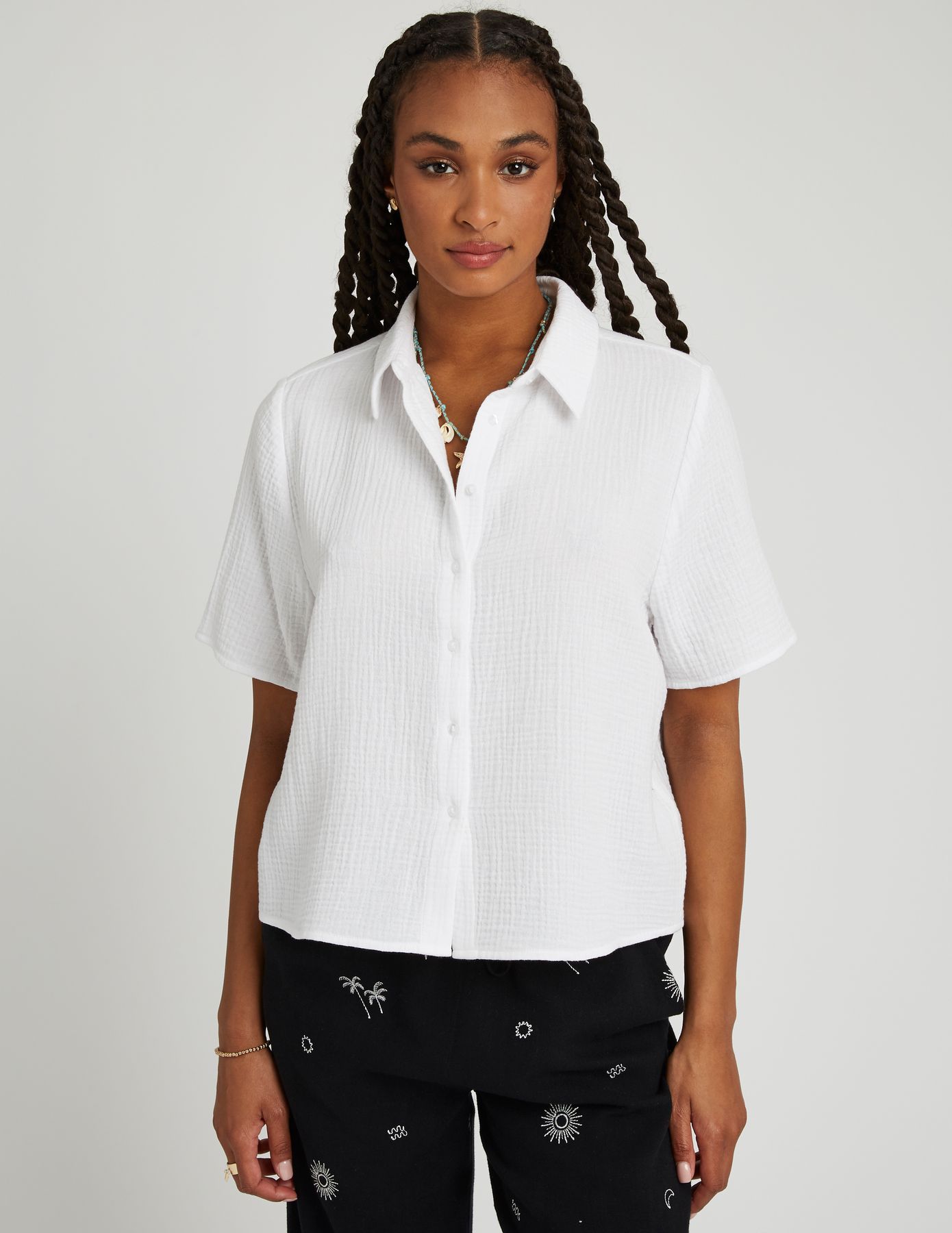 Chemise en gaze de coton