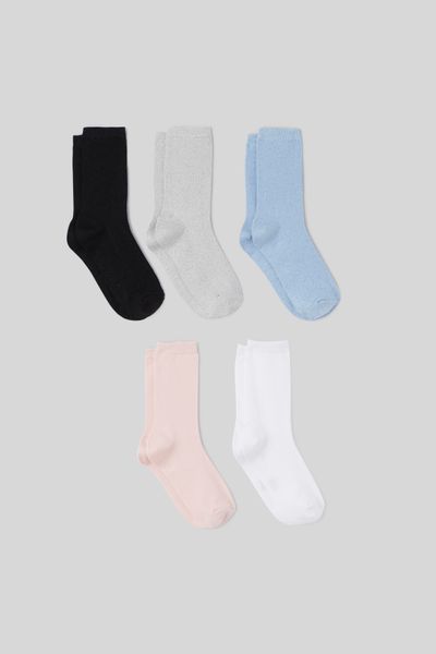 Lot de 5 paires de socquettes lurex