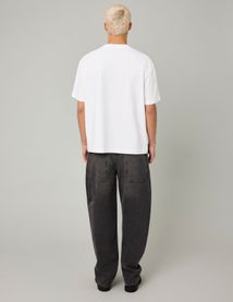 T-shirt boxy poche