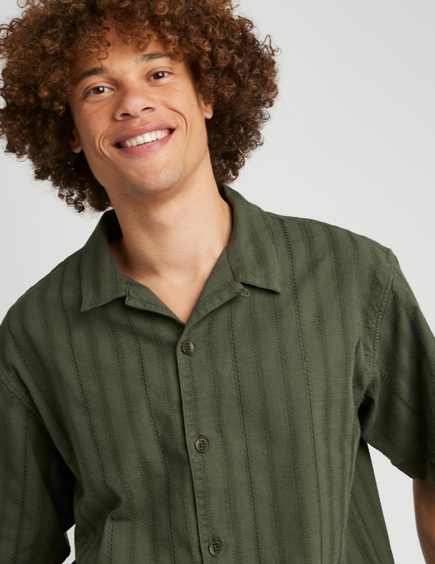 Chemise manches courtes broderie anglaise