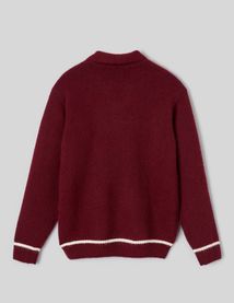 Pull col polo liseret