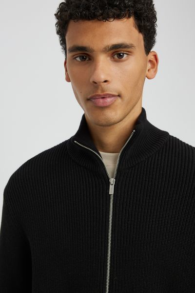 Pull col montant zippé