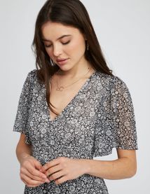 Robe courte imprimée