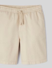 Bermuda unie en mati&egrave;re gaufr&eacute;