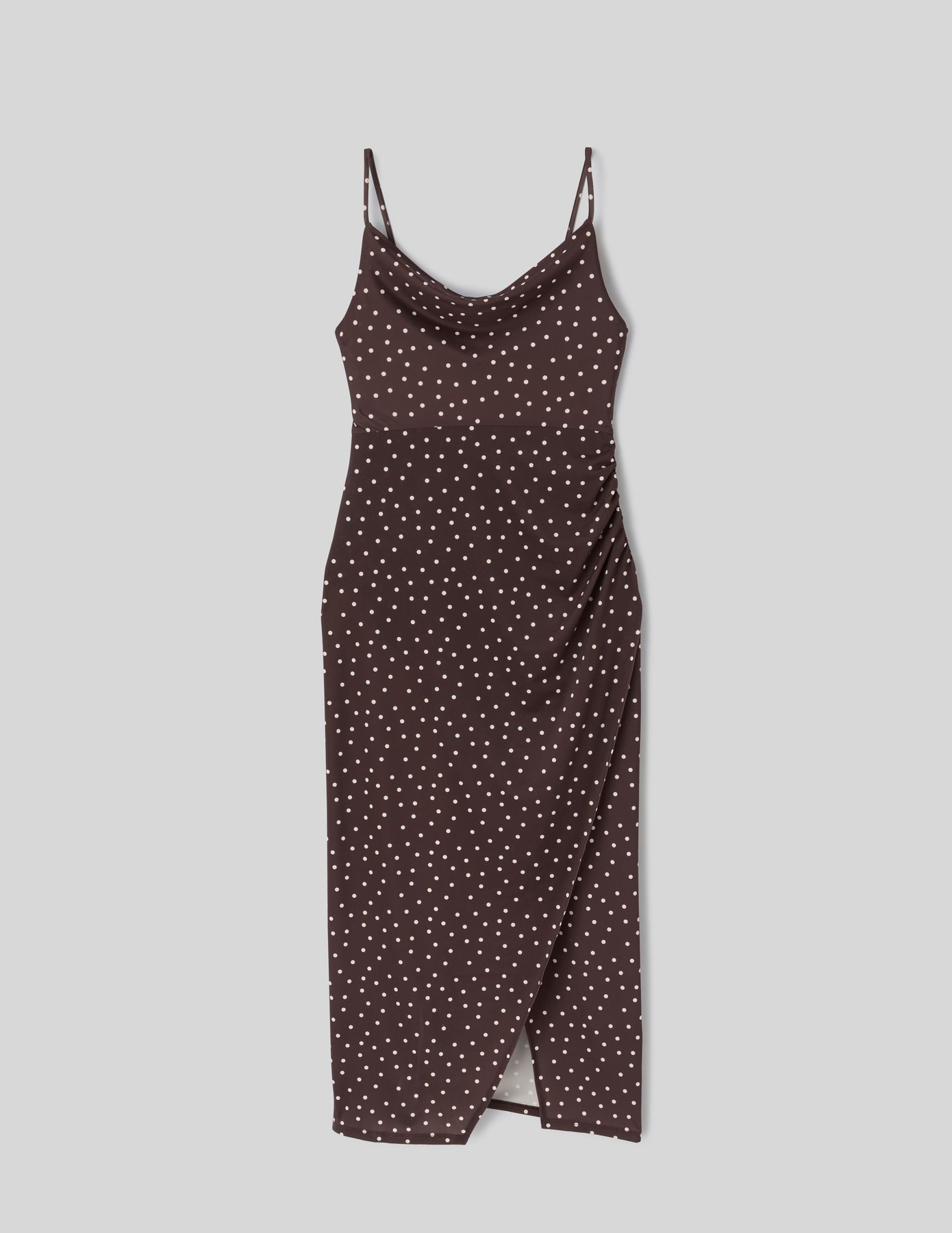 Robe longue col b&eacute;nitier