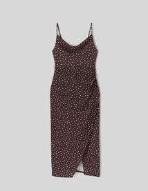 Robe longue col b&eacute;nitier