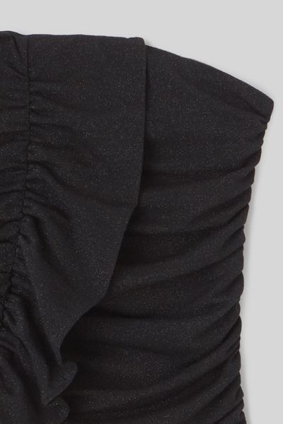 Bustier à volant pailleté