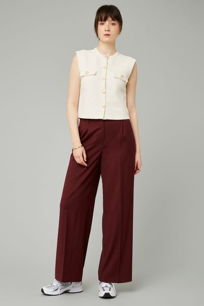 Pantalon large à pinces
