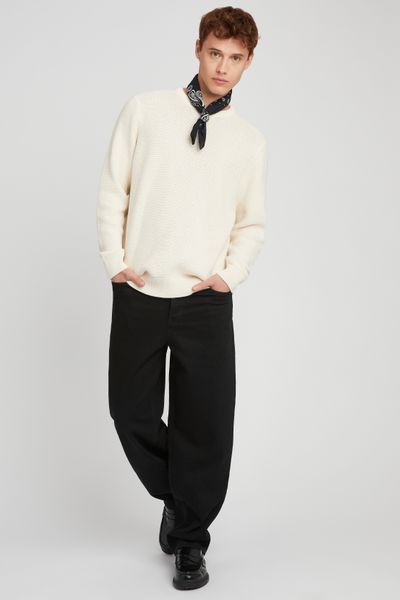 Pull matière fantaisie