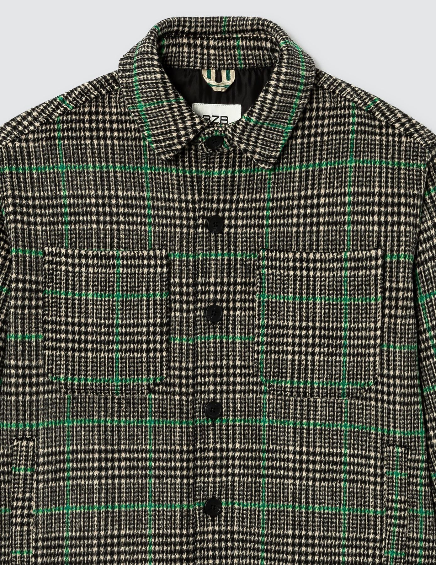 Veste surchemise à carreaux
