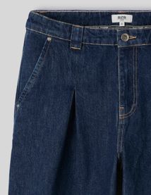 Loose jean ample &agrave; plis