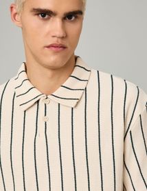 Polo &agrave; rayures