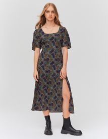 Robe longue dos ouvert