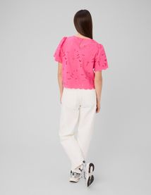 Blouse en broderie anglaise