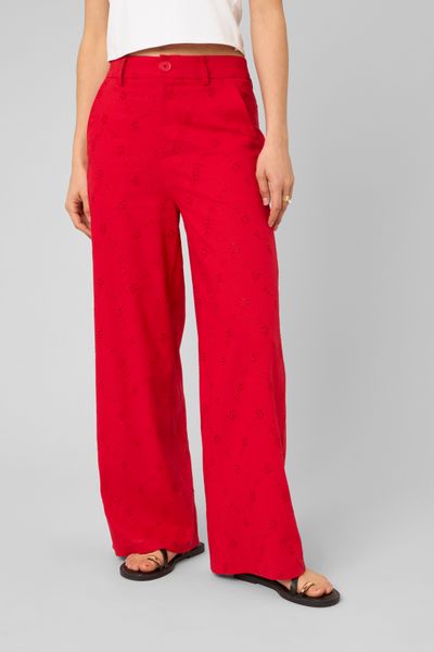 Pantalon broderie anglaise