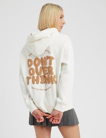 Sweat à capuche imprimé
