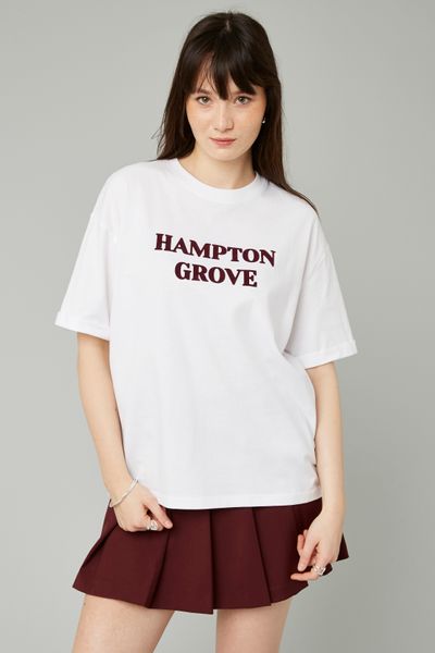 T-shirt imprimé flock