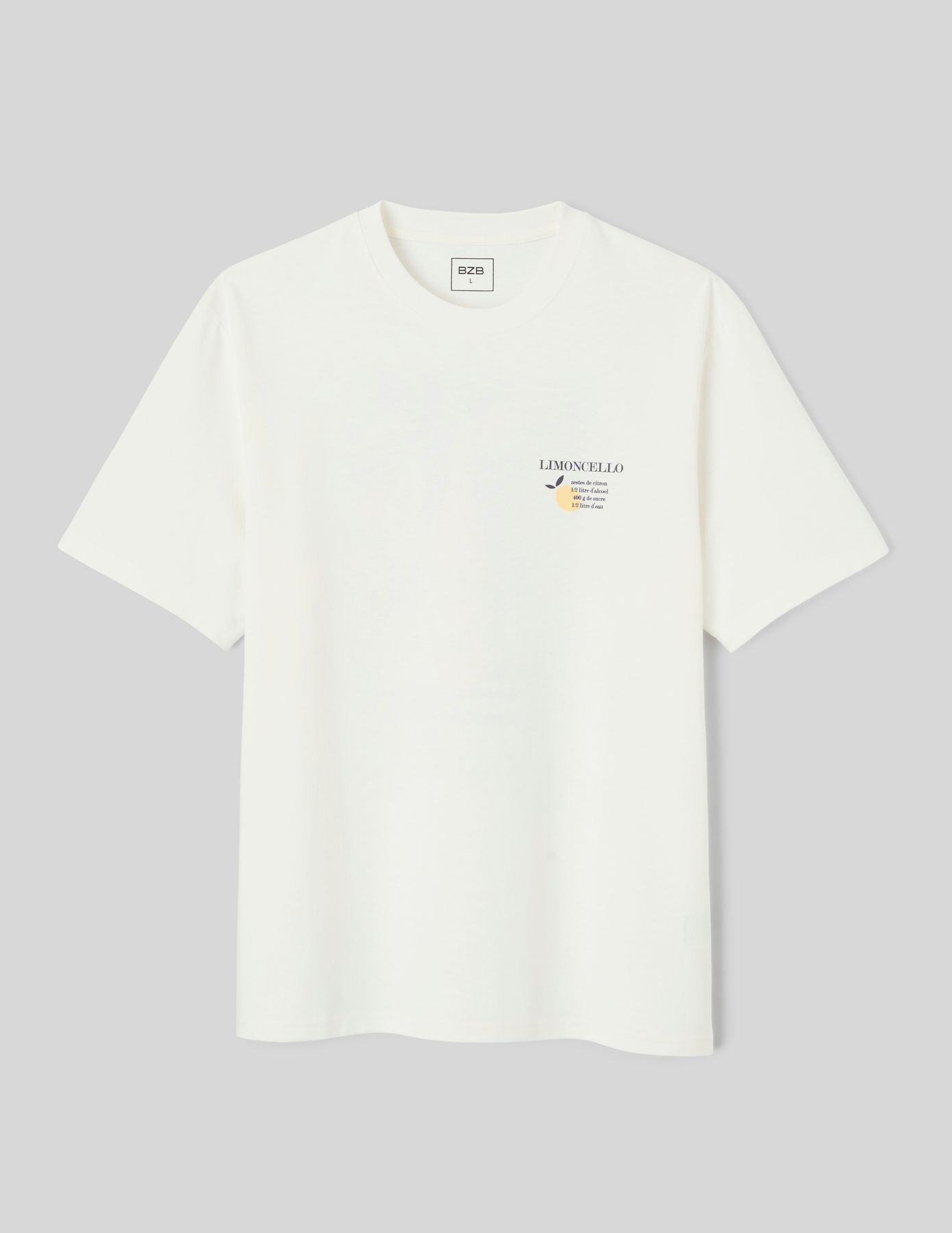 T-shirt imprim&eacute; devant / dos