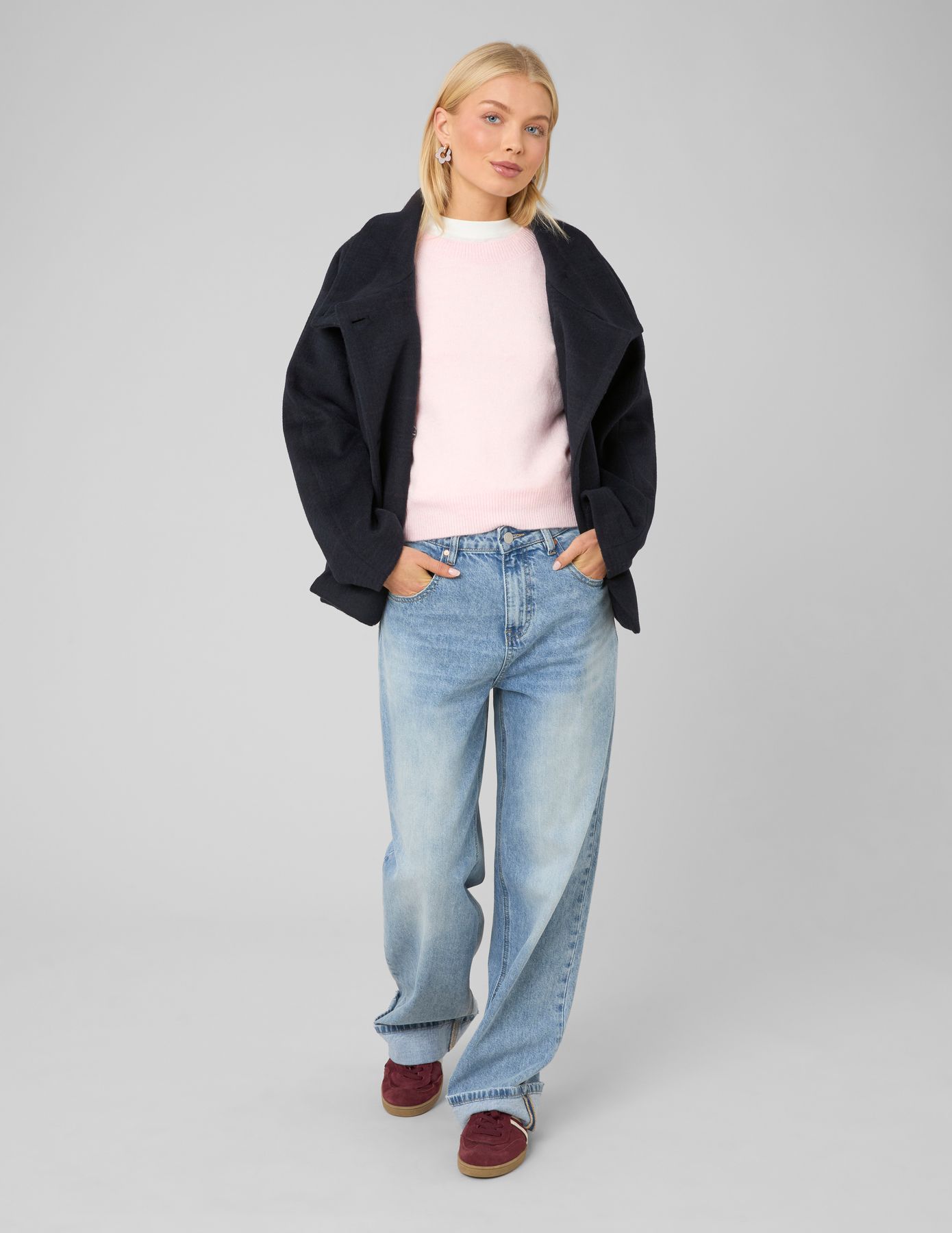 Manteau &agrave; carreaux
