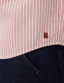 Chemise manches longues ray&eacute;e