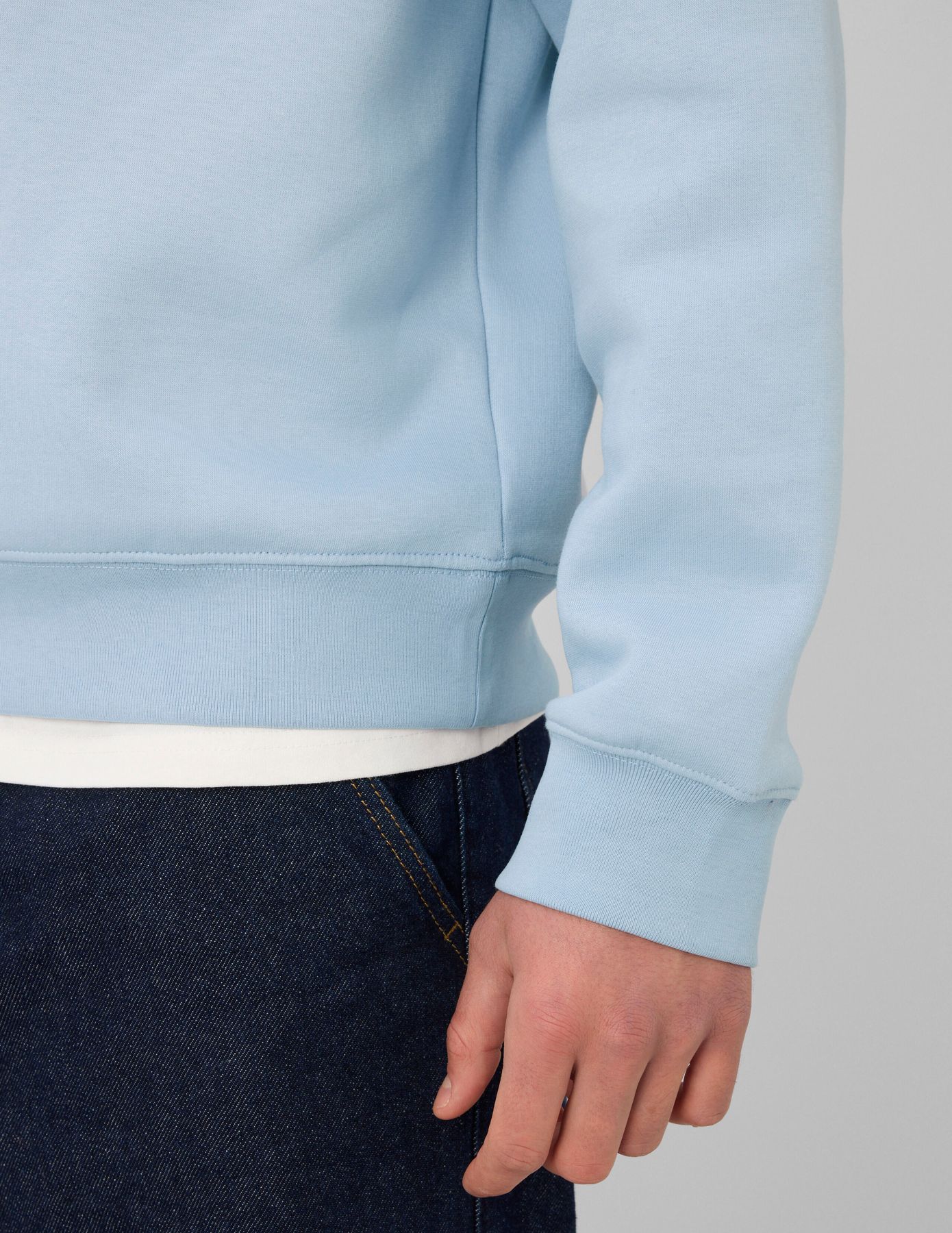 Sweat col polo zipp&eacute;