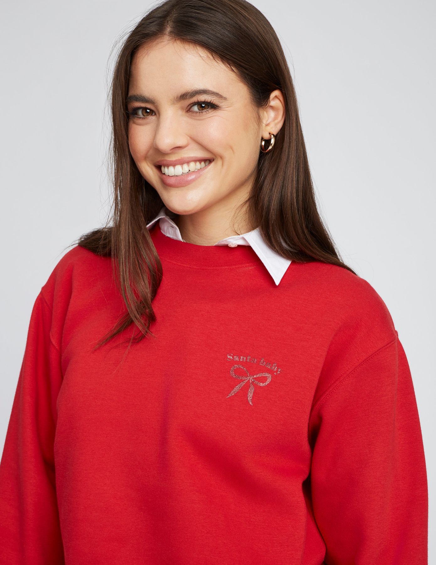 Sweat col rond imprimé