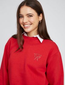 Sweat col rond imprimé