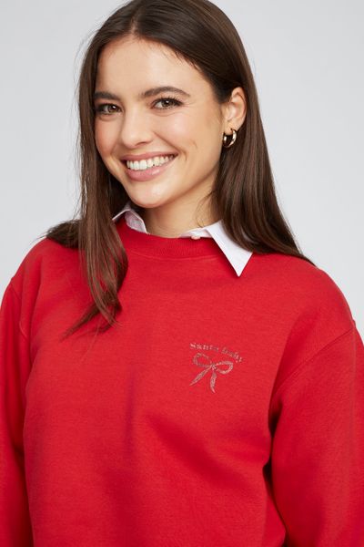 Sweat col rond imprimé