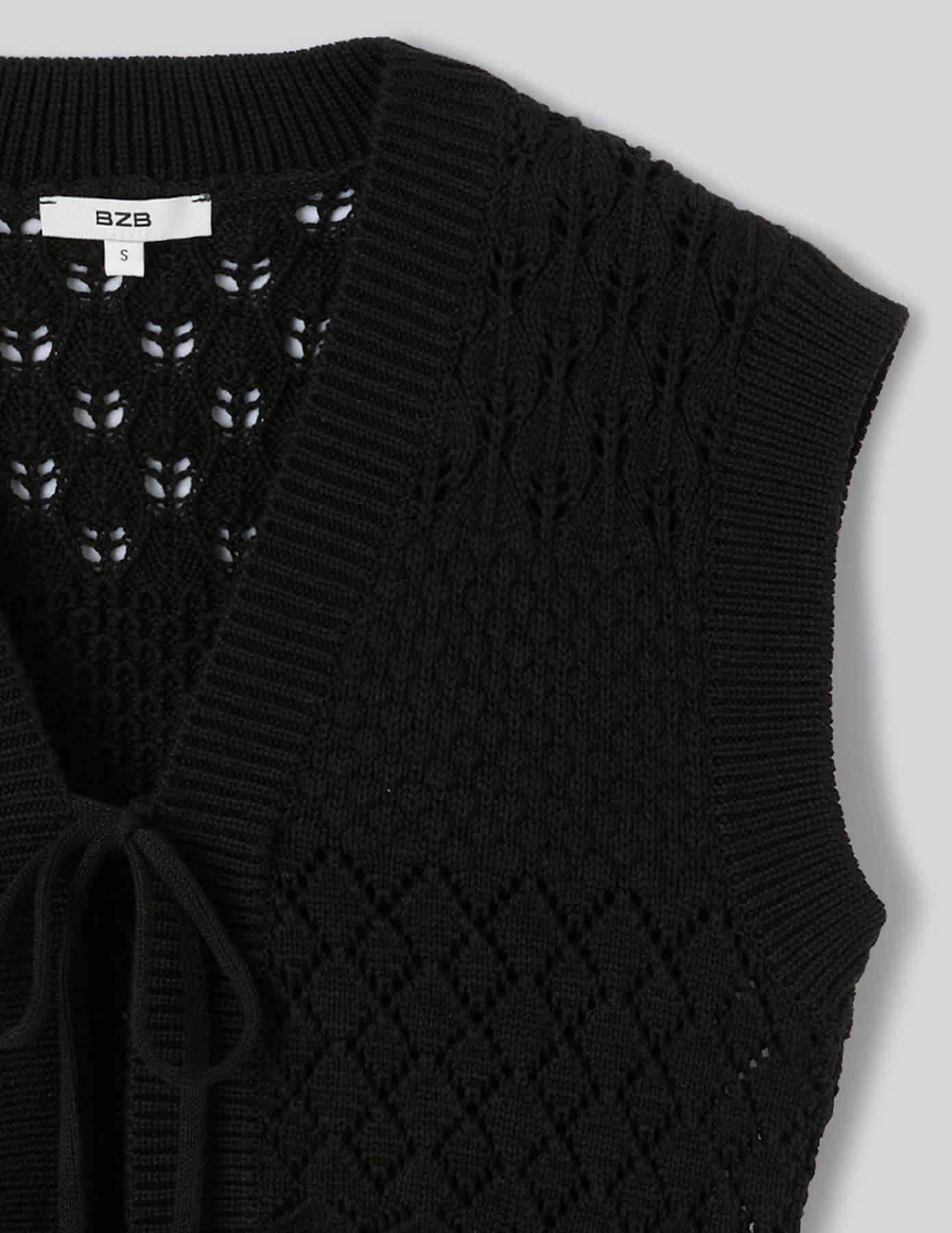 gilet court en crochet