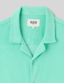 Chemise manches courtes &eacute;ponge