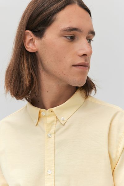 Chemise unie ajustée