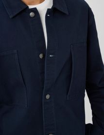 Surchemise en twill unie