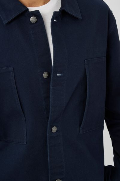 Surchemise en twill unie