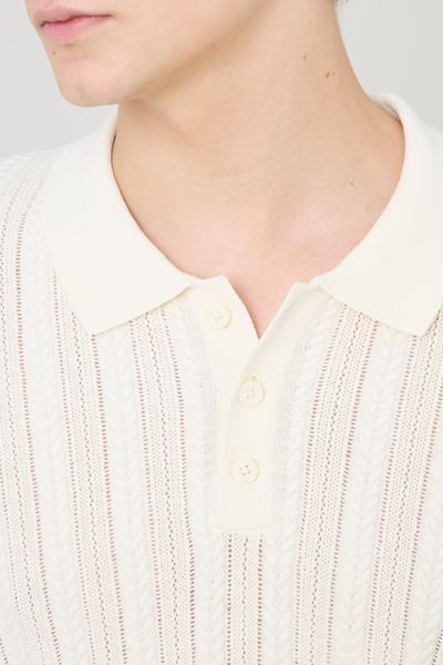 Polo maille fantaisie