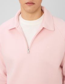 Sweat col polo zipp&eacute;