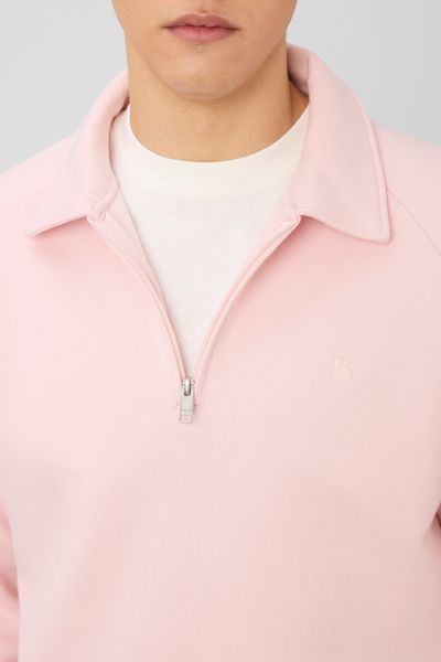 Sweat col polo zipp&eacute;