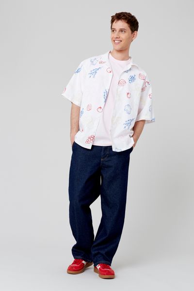 Chemise manches courtes imprimée