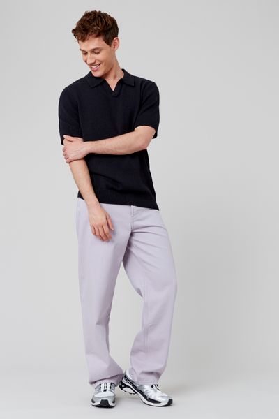 Pantalon loose de couleur