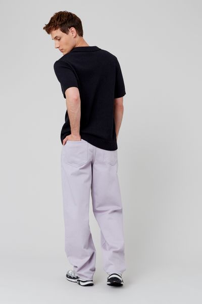 Pantalon loose de couleur