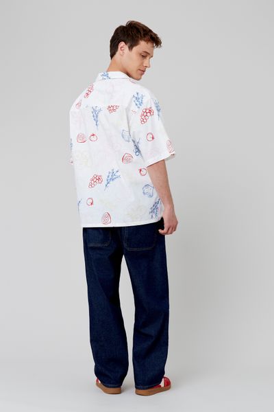 Chemise manches courtes imprimée