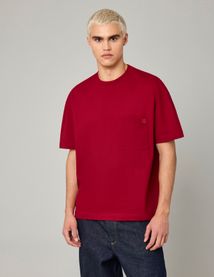 T-shirt boxy poche