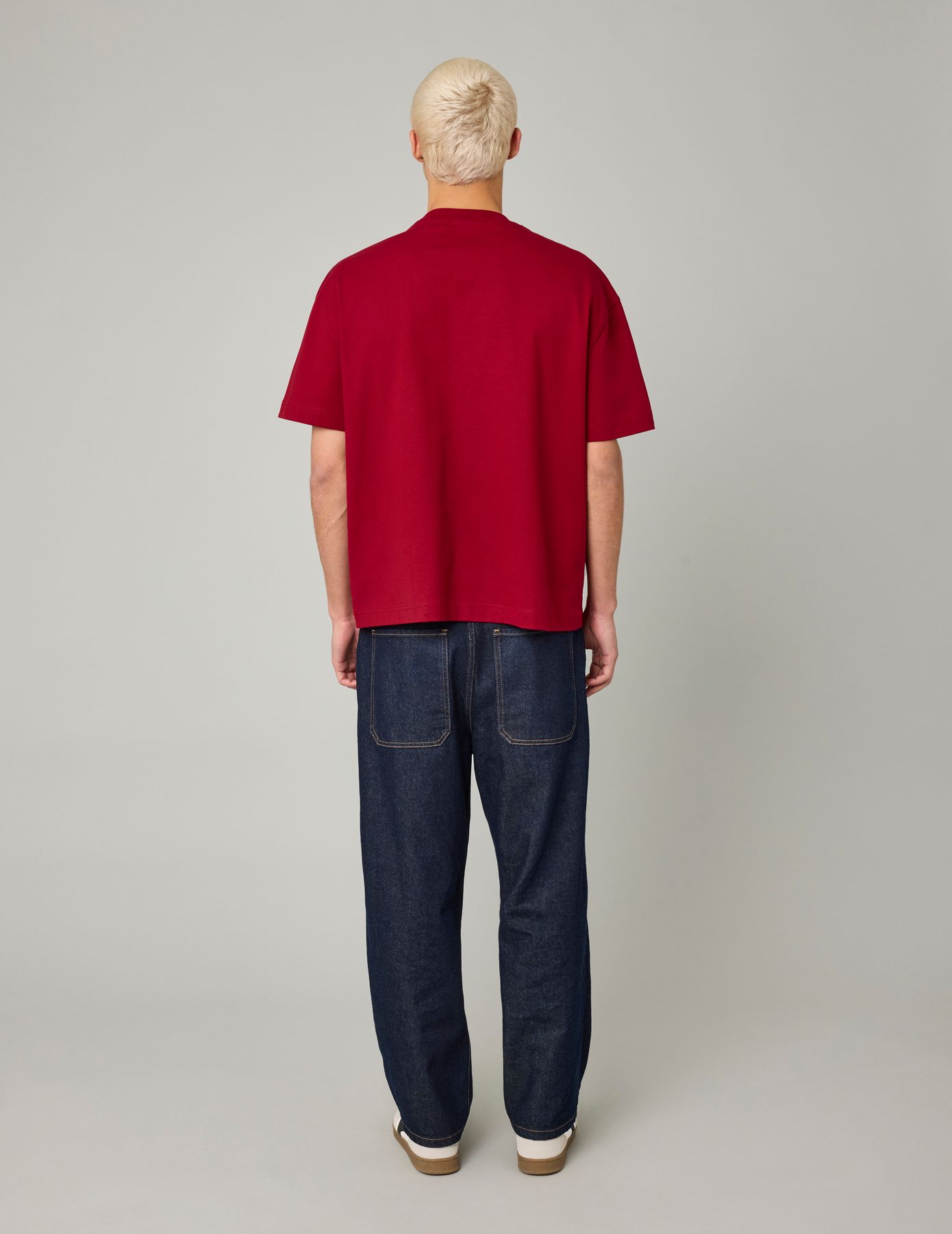 T-shirt boxy poche