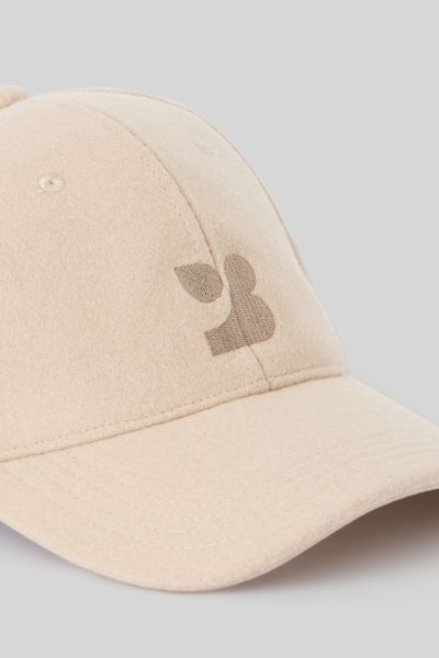 Casquette en laine broderie