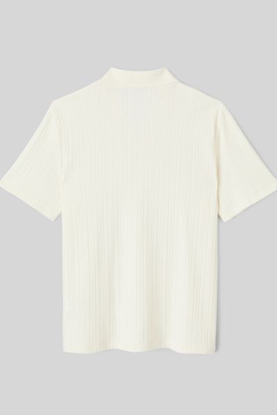 Polo matière fantaisie