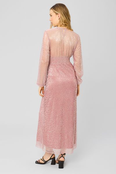 Robe longue pliss&eacute;e