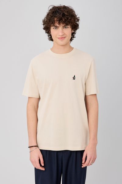 T-shirt broderie poitrine