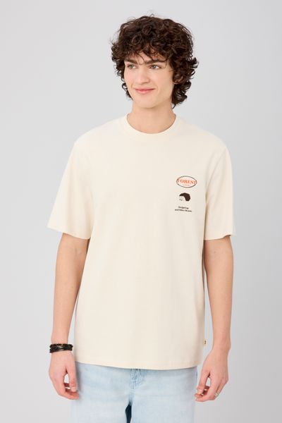 T-shirt imprim&eacute; poitrine