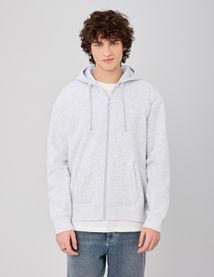 Sweat zipp&eacute; &agrave; capuche
