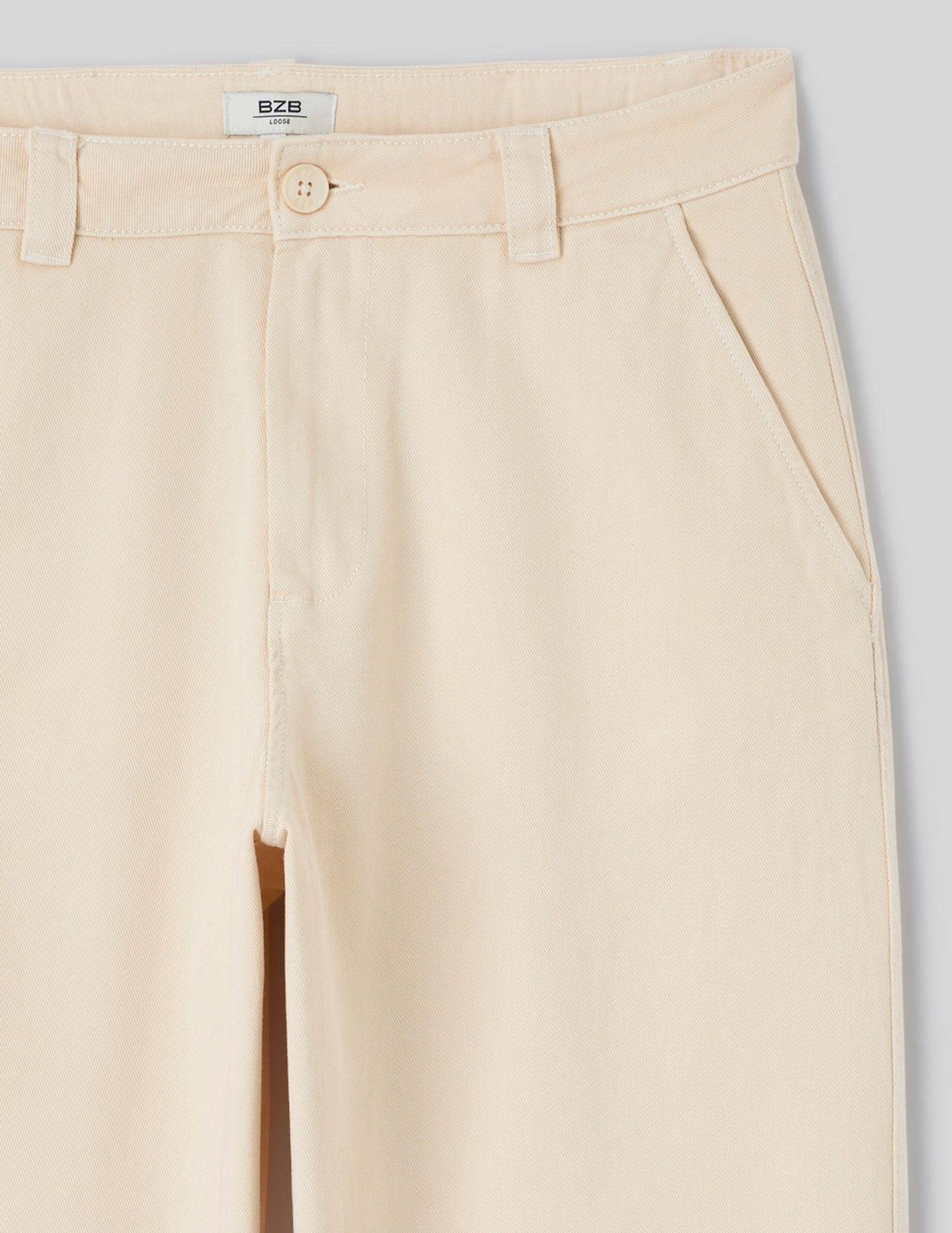 Pantalon chino twill large