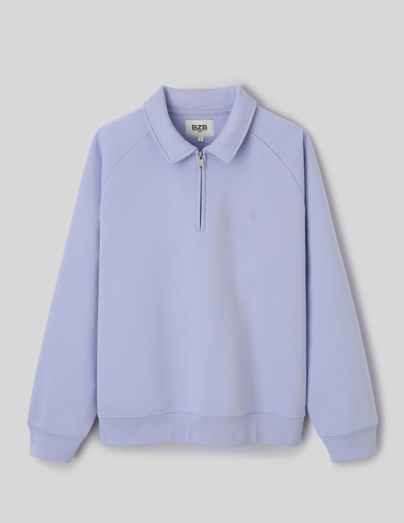 Sweat col polo zipp&eacute;